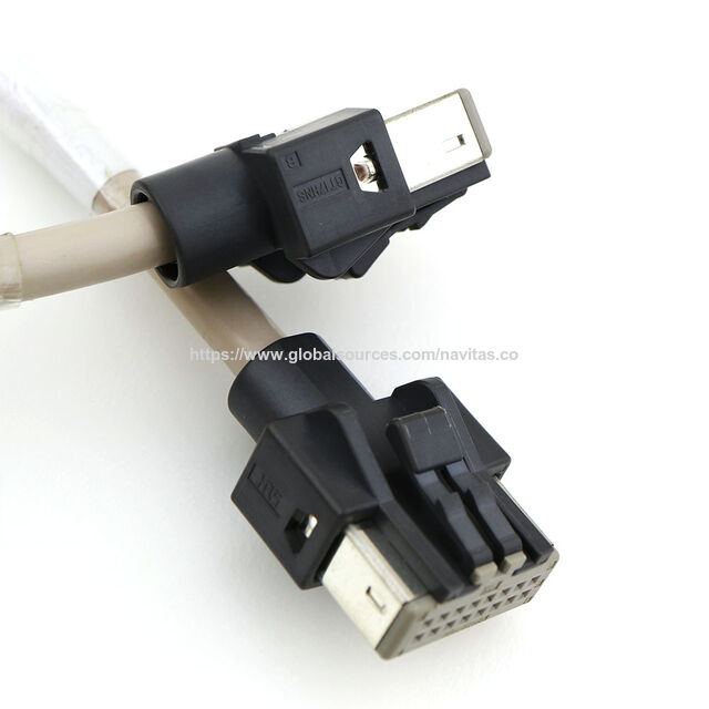 Conector Elétrico Automotivo, Carcaça do Conector de 16 Pinos, Conectores de Fiação de Cabo Hirose para Carros