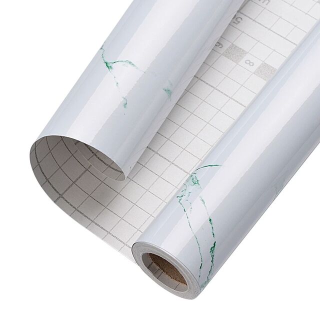 Papel tapiz autoadhesivo grueso impermeable para azulejos de cerámica, pegatina de pared para decoración de gabinetes, estufas y escritorios, a prueba de aceite para cocina