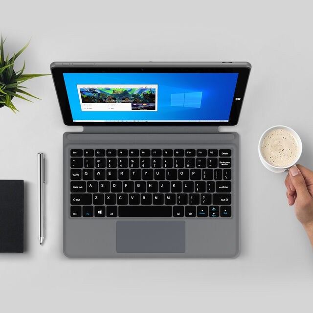 Tablet Windows Android de 10.5 pulgadas N4020 2.8 GHz 1280*1920 IPS Windows10 Tablet PC 2 EN 1 para Empresas