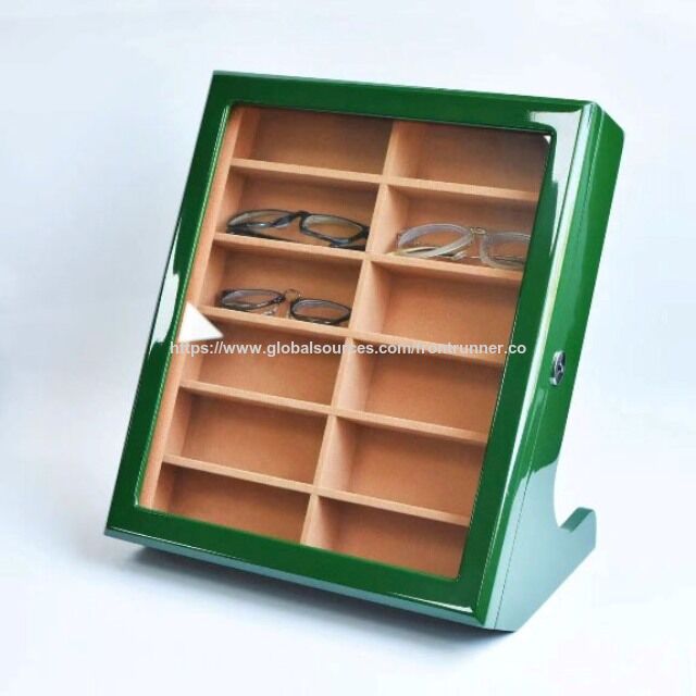 Fabricante de Cajas de Madera con BSCI - Caja de Madera de Alta Calidad para Almacenar Gafas, Caja para Gafas de Sol, Organizador de Gafas