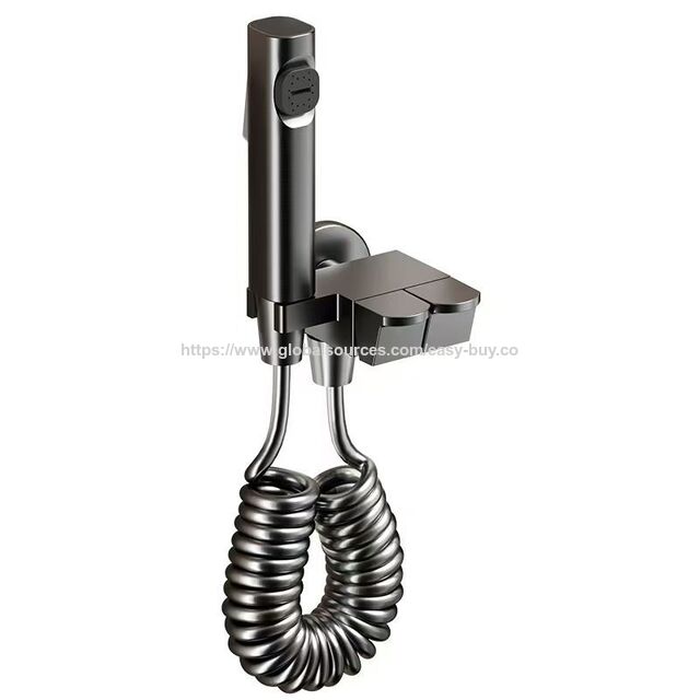 Bidet showers All-copper toilet, companion one in two out, dual control dual output, high-pressure water spray gun