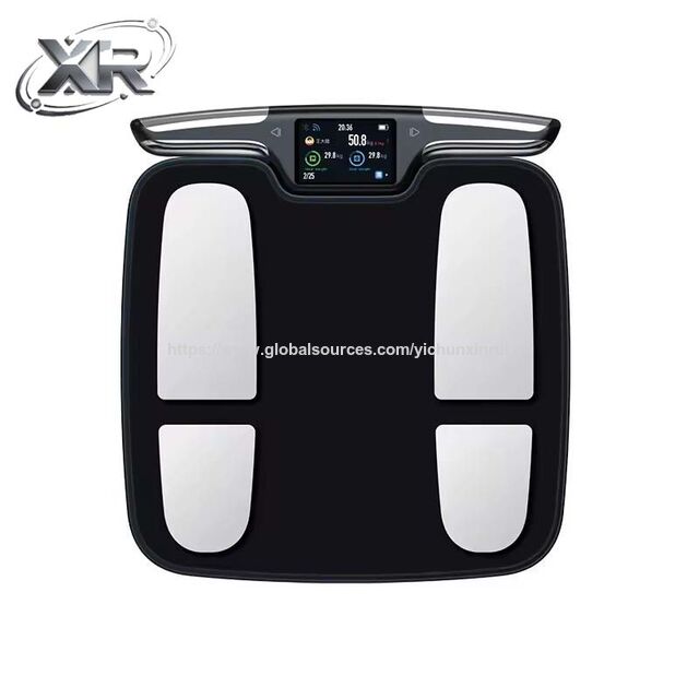 Timbangan BIA 180 kg, Timbangan Elektronik Portabel Bluetooth dengan 8 Elektroda untuk Analisis Impedansi Bioelektrik