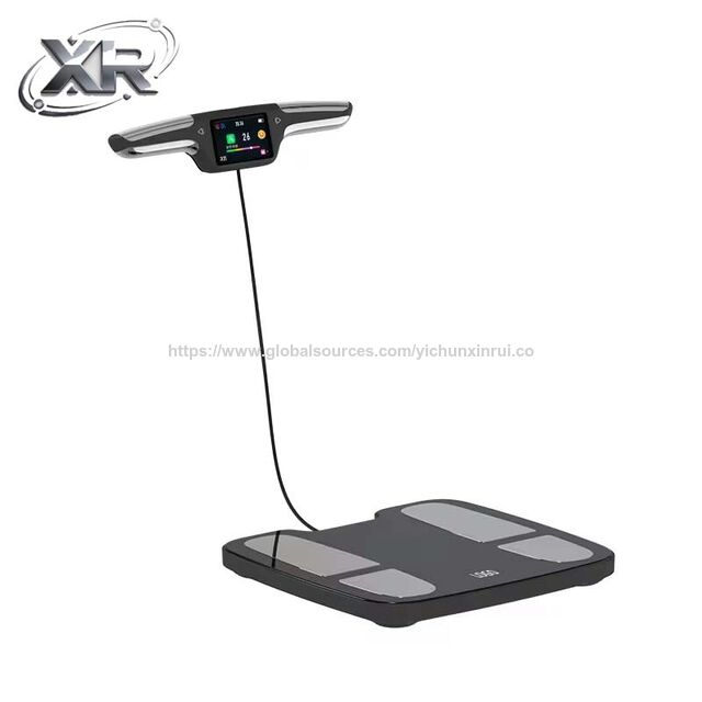 Timbangan BIA 180 kg, Timbangan Elektronik Portabel Bluetooth dengan 8 Elektroda untuk Analisis Impedansi Bioelektrik
