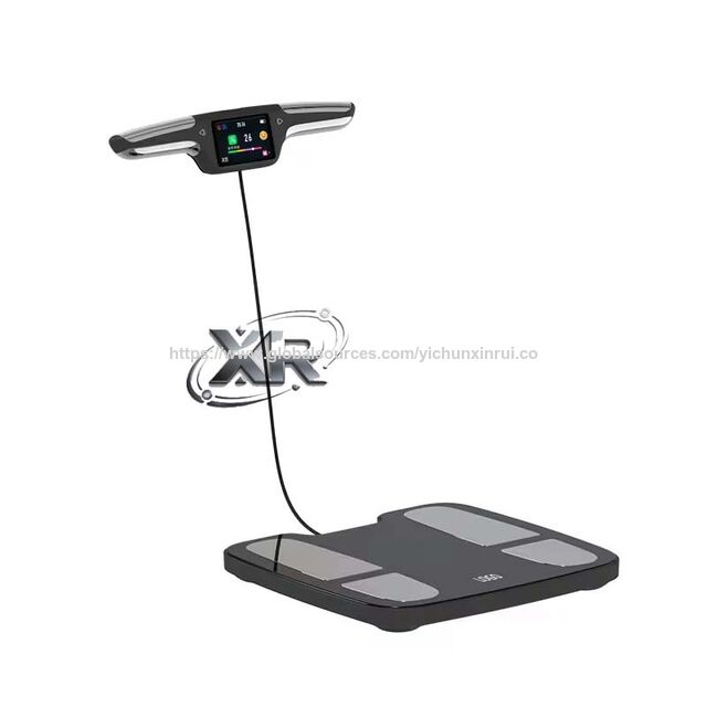 Timbangan BIA 180 kg, Timbangan Elektronik Portabel Bluetooth dengan 8 Elektroda untuk Analisis Impedansi Bioelektrik