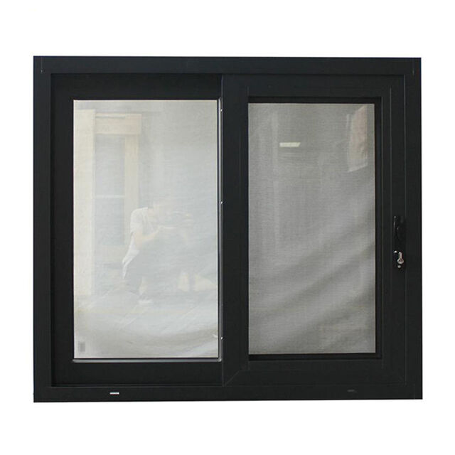 Diseño Personalizado de Ventanas Corredizas de Aluminio con Doble Acristalamiento de PVC, Ventana de PVC