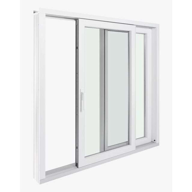 Diseño Personalizado de Ventanas Corredizas de Aluminio con Doble Acristalamiento de PVC, Ventana de PVC