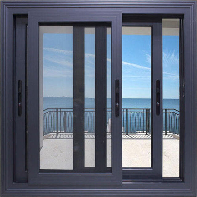 Diseño Personalizado de Ventanas Corredizas de Aluminio con Doble Acristalamiento de PVC, Ventana de PVC