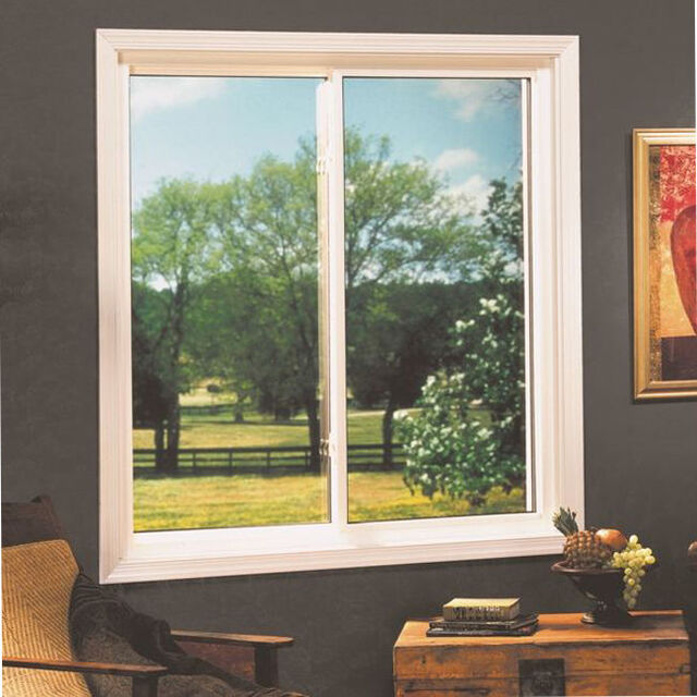 Diseño Personalizado de Ventanas Corredizas de Aluminio con Doble Acristalamiento de PVC, Ventana de PVC