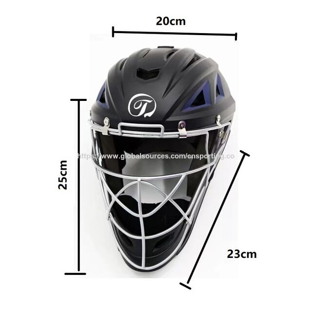 OEM. Casque de receveur de baseball monobloc universel pour adultes et adolescents, accessoire d'équipement de protection sportive, personnalisable en couleur et logo