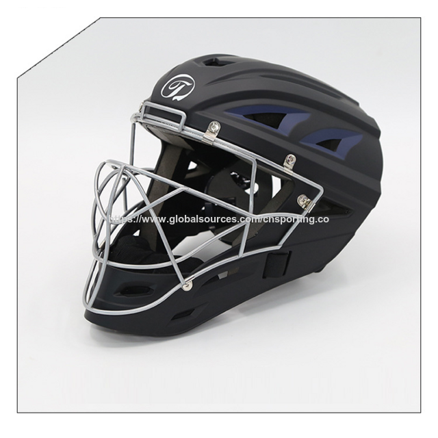 OEM. Casque de receveur de baseball monobloc universel pour adultes et adolescents, accessoire d'équipement de protection sportive, personnalisable en couleur et logo