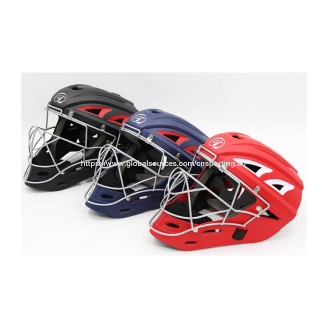 OEM. Casque de receveur de baseball monobloc universel pour adultes et adolescents, accessoire d'équipement de protection sportive, personnalisable en couleur et logo