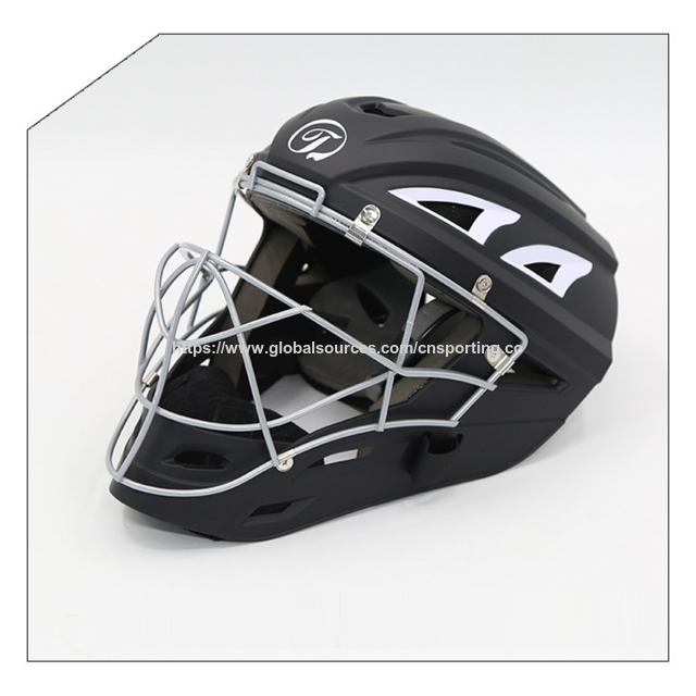 OEM. Casque de receveur de baseball monobloc universel pour adultes et adolescents, accessoire d'équipement de protection sportive, personnalisable en couleur et logo