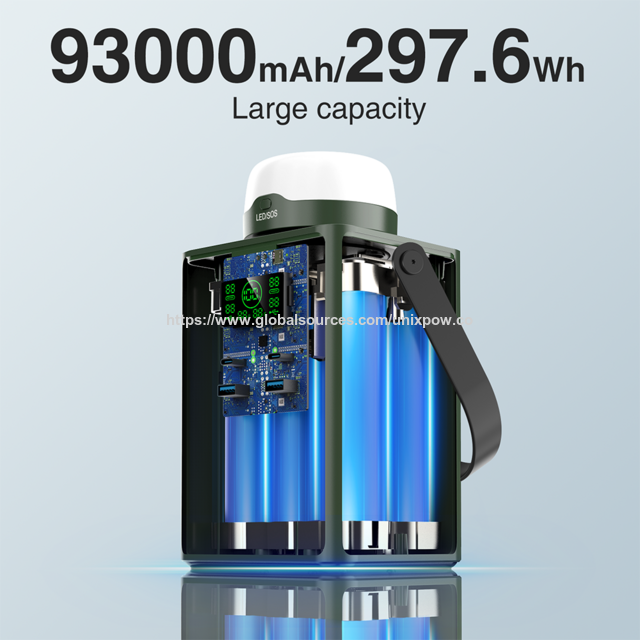Estación de Energía Portátil DC, 300Wh para Exteriores, Batería LiFePO4, Generador Solar 100W/200W para Camping y Viajes