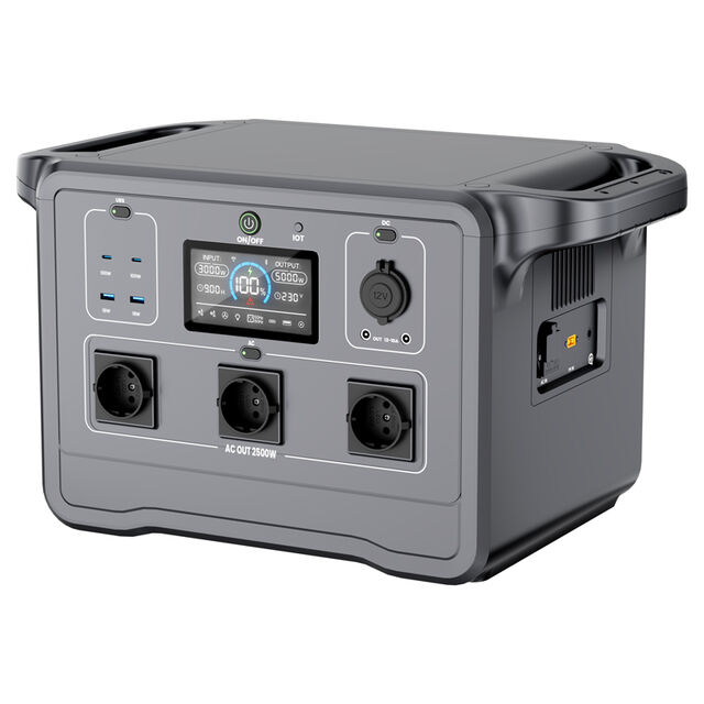 Estação de Energia Portátil ODM/OEM 3600W/6000W Plugue EU, Gerador Solar para Camping ao Ar Livre, Bateria LiFePO4