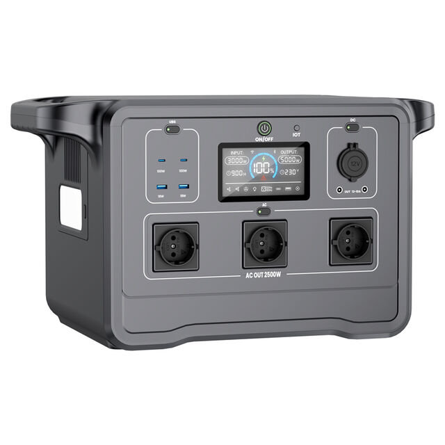 Estação de Energia Portátil ODM/OEM 3600W/6000W Plugue EU, Gerador Solar para Camping ao Ar Livre, Bateria LiFePO4