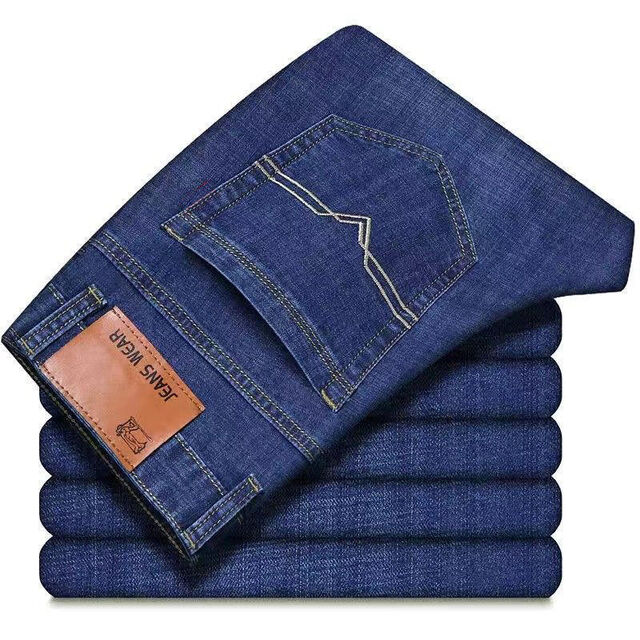 Direktverkauf ab Jeansfabrik - Neue schmale gerade Hosen für Jungen, lässige, atmungsaktive Herrenjeans für Sommer und Herbst