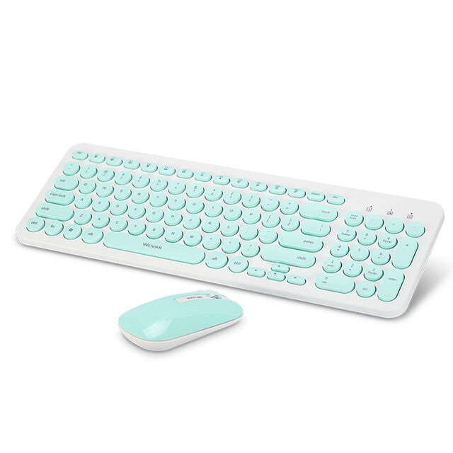 Conjunto de Teclado e Mouse Sem Fio, Combo de Escritório / Aparência Atraente, Longa Vida Útil