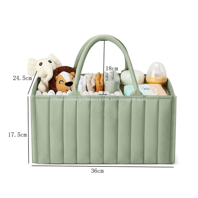 Bolsa de Fraldas Multifuncional para Bebê - Bolsa de Mão para Fraldas e Bolsa para Mamãe