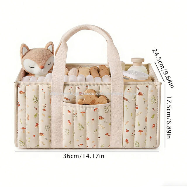 Bolsa de Fraldas Multifuncional para Bebê - Bolsa de Mão para Fraldas e Bolsa para Mamãe