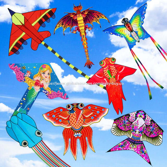 Cometa Qiaoliang Suave de Peluche, Cometa de Pulpo, Cometa de Delfín y Ballena, Cometa de Bolsillo Fácil de Volar con Brisa