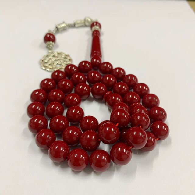Ábacos de oración personalizados (Tasbih), hechos de resina y aleación, tamaño 10mm, 45 cuentas, pulsera estilo árabe para comercio transfronterizo.