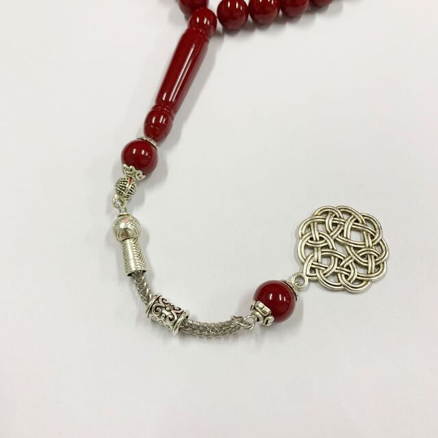 Ábacos de oración personalizados (Tasbih), hechos de resina y aleación, tamaño 10mm, 45 cuentas, pulsera estilo árabe para comercio transfronterizo.