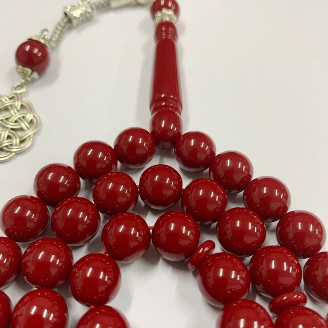 Ábacos de oración personalizados (Tasbih), hechos de resina y aleación, tamaño 10mm, 45 cuentas, pulsera estilo árabe para comercio transfronterizo.