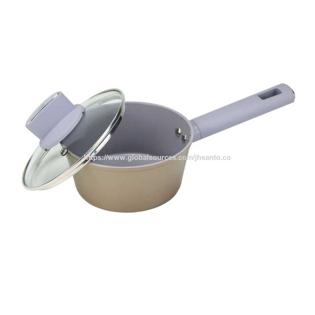 Europäische Keramik-Pfanne, quadratisch, antihaftbeschichtet, geschmiedete Kochpfanne, Steakpfanne mit Soft-Touch-Griff