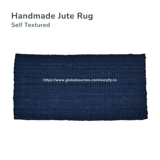Tapis en jute naturel durable personnalisable à prix usine avec texture bouclée 5 plis pour cuisine/entrée, fabriqué en ODM/OEM.