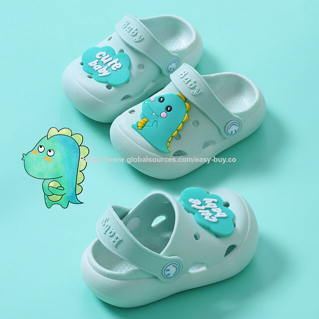 Pantuflas Infantiles de EVA para Niños con Estampado Personalizado, Zapatos Cómodos con Agujeros para Niños