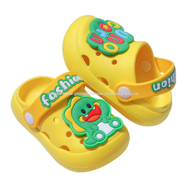 Pantuflas Infantiles de EVA para Niños con Estampado Personalizado, Zapatos Cómodos con Agujeros para Niños