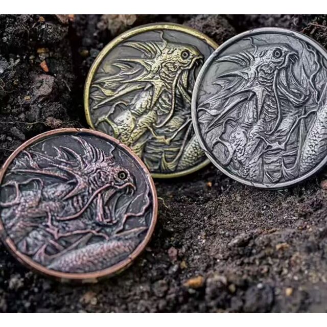 Kundenspezifische 3D-Metallmünzen im antiken Goldstil für Sammlerstücke und Großhandel