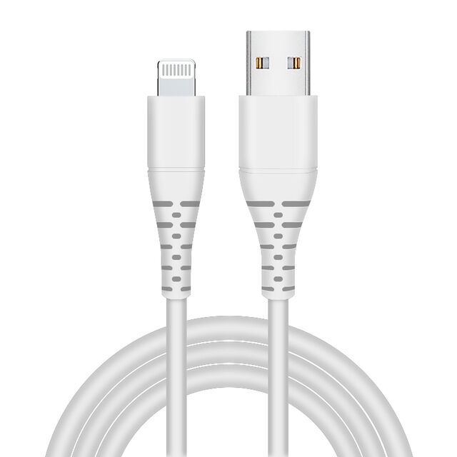كابل USB وردي 1 متر لهاتف آيفون، للمزامنة والشحن