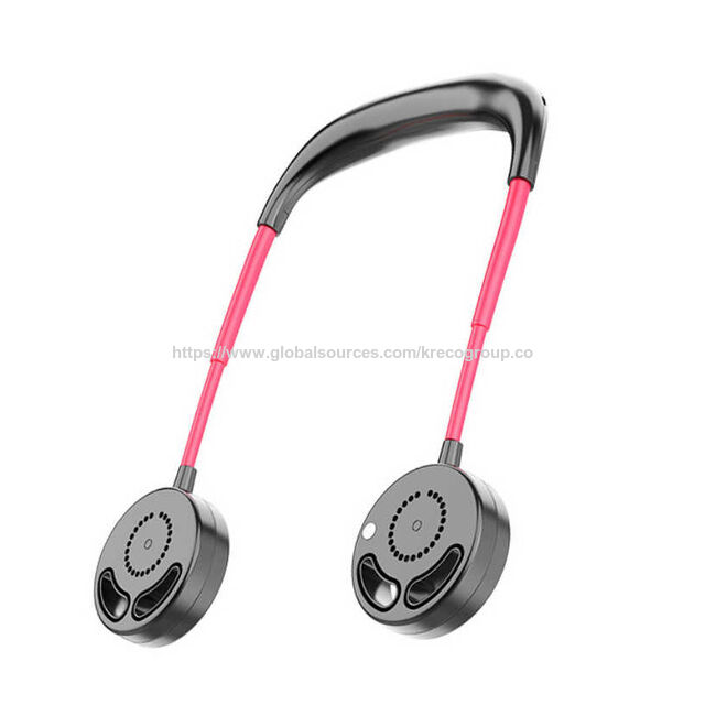 Mini Ventilateur de Cou Suspendu Portable à 360° avec Chargement USB, KRE-KPF3197-3#8855 - Vente en Gros