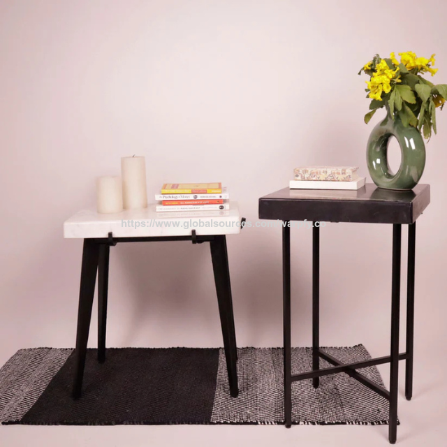 Tapis en jute personnalisé à prix usine pour cuisine/entrée, plus tapis en coton recyclé à chevrons noir et blanc de 2'x4' (ODM/OEM)