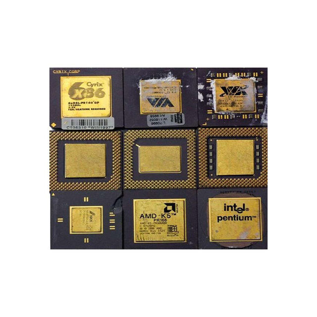 Déchets de CPU en céramique pour récupération d'or à haut rendement / Déchets de CPU en céramique / Déchets d'ORDINATEURS