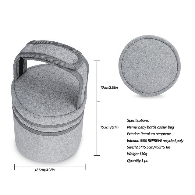 Diving Waterproof Insulated Portable Bottle Bag for Breast Pump Water Bottle Baby Travel Storage