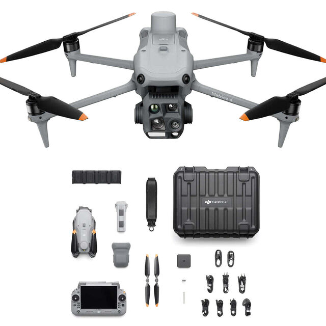 Matrice 4T Drone System Advanced Thermal Sensor Brushless Motor Remote Control 4K UHD 48MP 31-40min Flight Time 10KM
