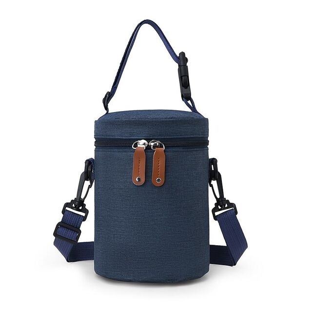 Portable Fashion Bucket Bag Insulated Hanging Baby Bottle Bag Thickened Aluminum Foil Water-Resistant Mom's Polyester Bag