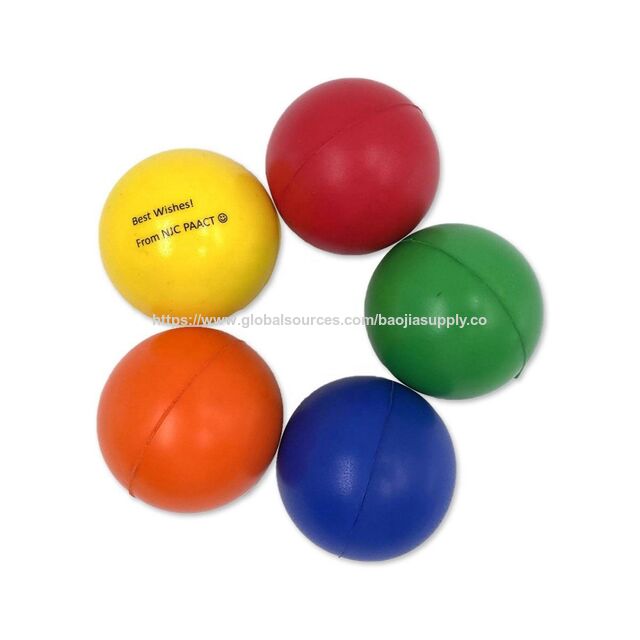 Individuelle Logo Anti-Stress Ball, Weicher PU-Schaum, Herz- und Fußballform, Stressabbau-Spielzeug