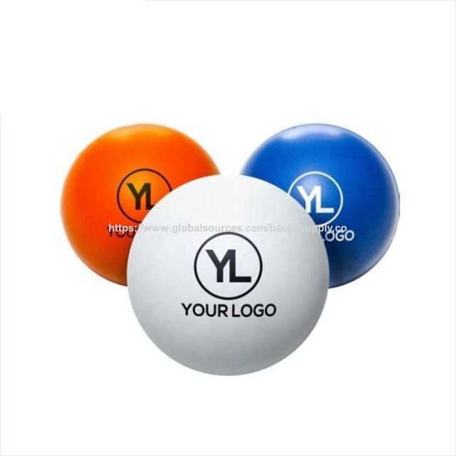 Individuelle Logo Anti-Stress Ball, Weicher PU-Schaum, Herz- und Fußballform, Stressabbau-Spielzeug