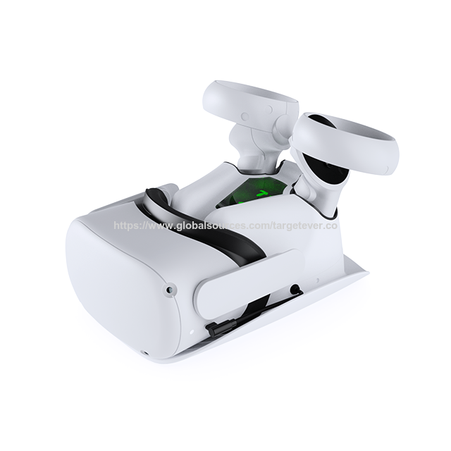 Suporte de Carregamento Duplo Rápido para Controle VR - Acessórios de Jogo para Controles VR