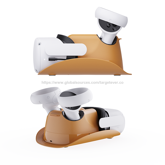 Estação de Carregamento Dupla Rápida para Controle VR, Acessórios de Jogo para Acessórios de Controle VR