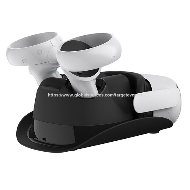 Estação de Carregamento Dupla Rápida para Controle VR, Acessórios de Jogo para Acessórios de Controle VR