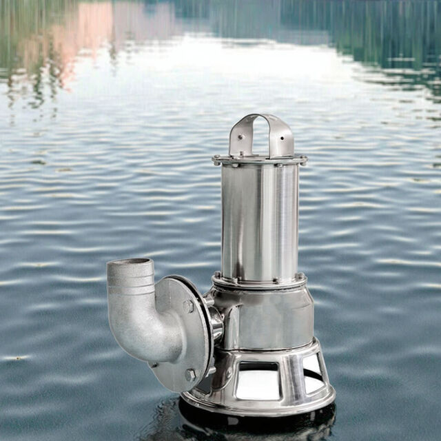 Pompe à eaux usées haute pression 3 pouces 5,5 kilowatts 380V Moteur en fonte Débit 65 m³/h OEM pour l'aquaculture et l'irrigation agricole