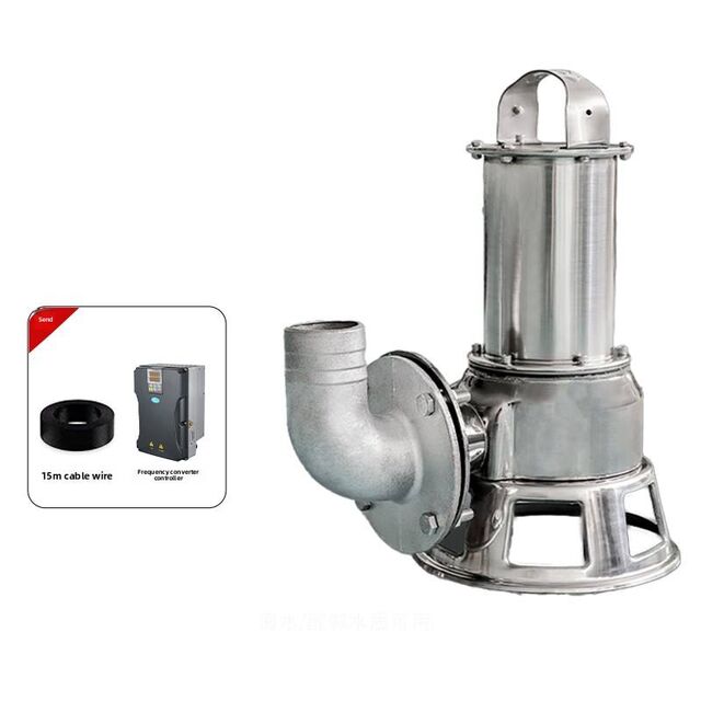 Pompe à eaux usées haute pression 3 pouces 5,5 kilowatts 380V Moteur en fonte Débit 65 m³/h OEM pour l'aquaculture et l'irrigation agricole