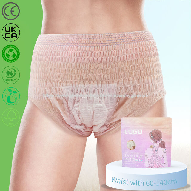 Damen Damen Menstruationsperiode Panty Benutzerdefinierte Super Absorption Einweg Bambus Bio-Binden Damenbinden für Erwachsene