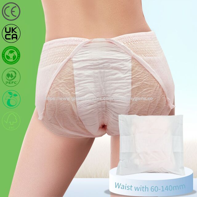Damen Damen Menstruationsperiode Panty Benutzerdefinierte Super Absorption Einweg Bambus Bio-Binden Damenbinden für Erwachsene