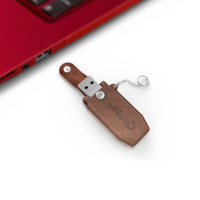 USB-Speicherstick Typ-C aus Leder
