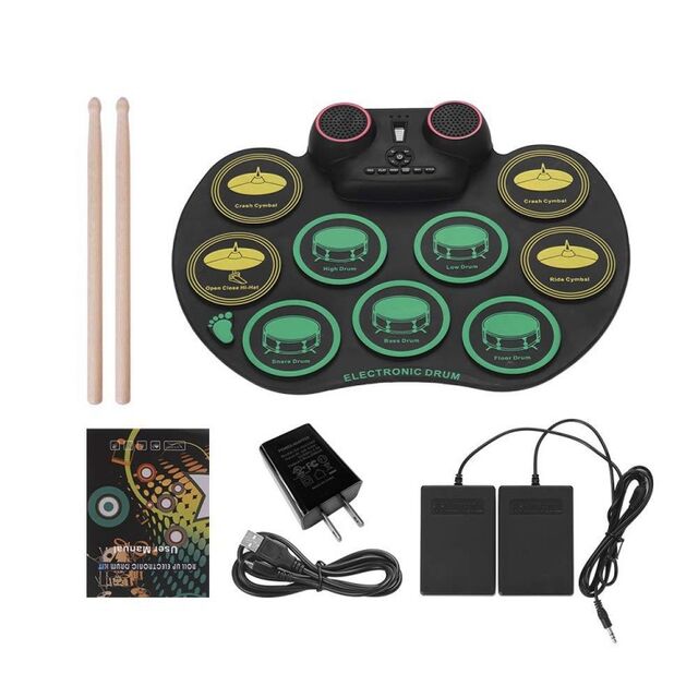 Ensemble de Batterie Électronique Portable Écologique en Silicone Durable pour Usage Domestique et Commercial avec Batterie Intégrée